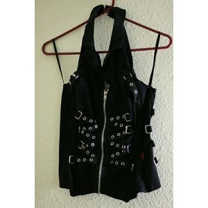 Tripp NYC zip up corset top